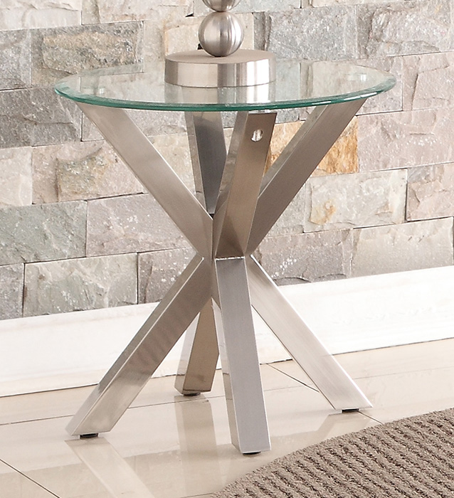 Nelson Glass Top Lamp Table